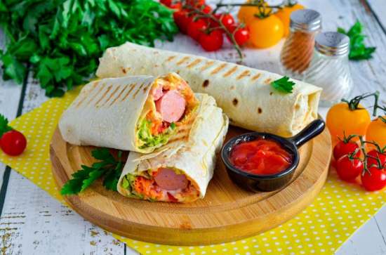 Хот-дог «Чіз» в лаваші